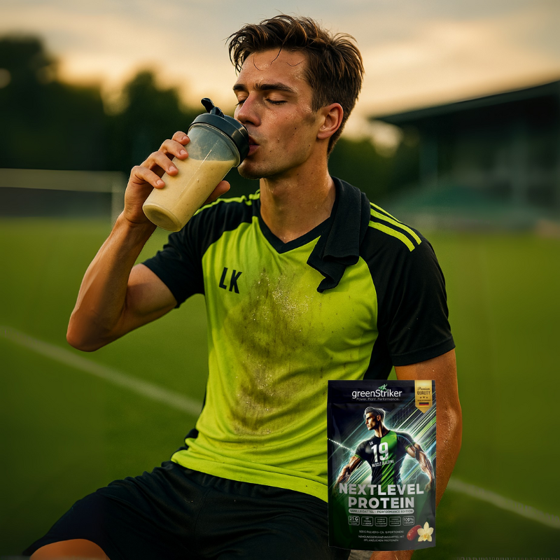 NextLevel Protein – Pflanzliches Protein Vanille Dattel | GreenStriker