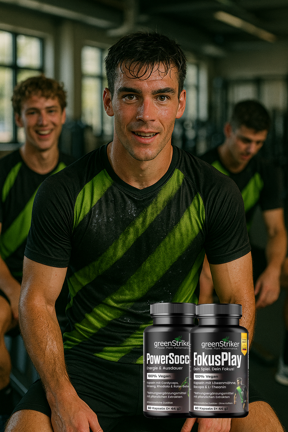 Performance Bundle – Energie & Fokus für Fußballer | Green Striker